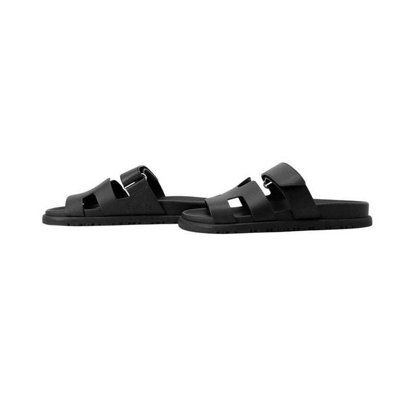 エルメス サンダル シプレ カーフレザー レディースサイズ36.5 HERMES 靴 黒