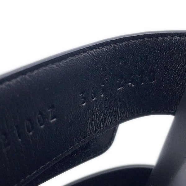 エルメス サンダル シプレ カーフレザー レディースサイズ36.5 HERMES 靴 黒