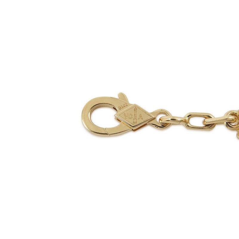 ヴァンクリーフ＆アーペル ブレスレット ヴィンテージ アルハンブラ ブレスレット 5モチーフ ギヨシェ K18YG VCARP3JK00