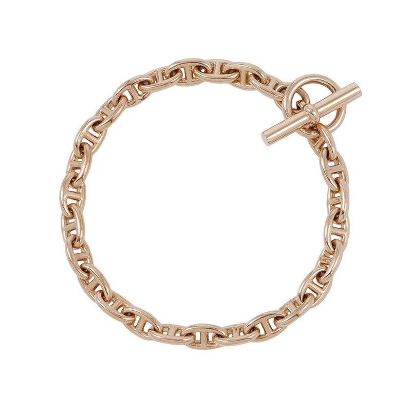 エルメス ブレスレット シェーヌダンクルTPM 26コマ K18PGピンクゴールド HERMES ジュエリー