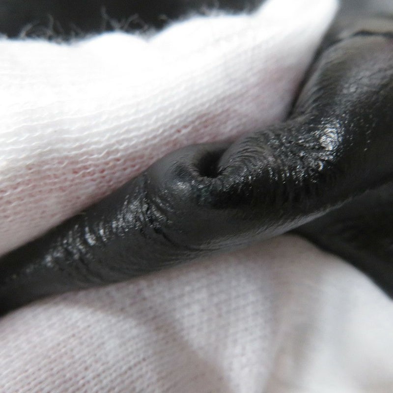 シャネル チェーンショルダーバッグ CHANEL22 スモール シャイニーカーフスキン AS3260 CHANEL ポーチ付き 黒