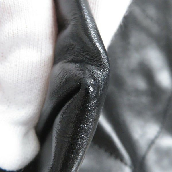 シャネル チェーンショルダーバッグ CHANEL22 スモール シャイニーカーフスキン AS3260 CHANEL ポーチ付き 黒