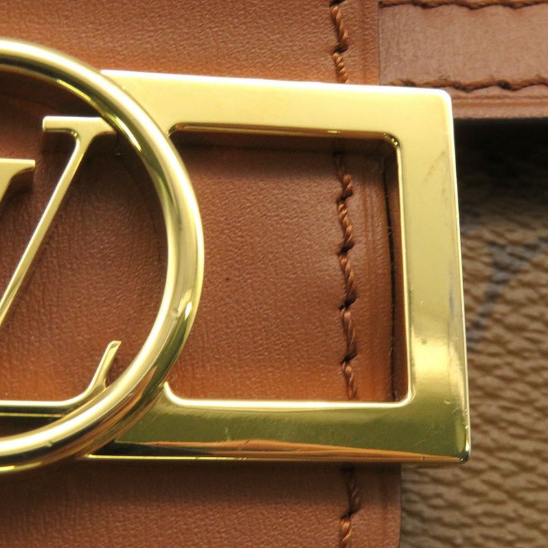 ルイヴィトン ショルダーバッグ モノグラム・リバース ドーフィーヌMM M45958 LOUIS VUITTON 2way 黒 ブラック