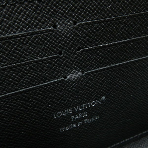 ルイヴィトン 長財布 ダミエ・グラフィット ジッピーウォレット・ホリゾンタル N00056 黒 ブラック