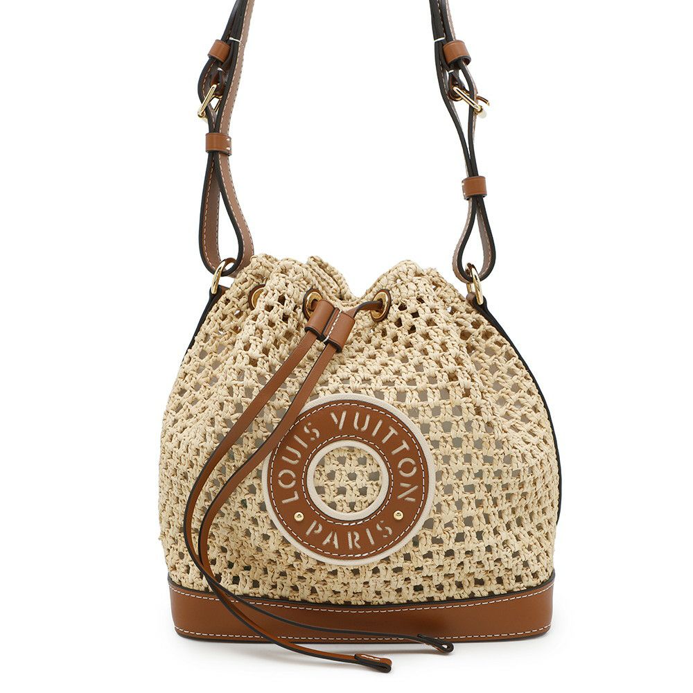ルイヴィトン ショルダーバッグ ラフィア ノエBB M24722 LOUIS VUITTON
