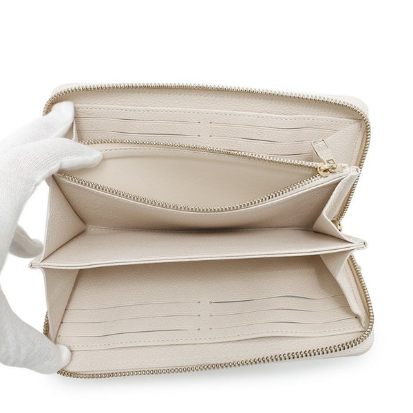 ルイヴィトン 長財布 モノグラム・アンプラント ジッピーウォレット M25594 財布 ドリームベージュ