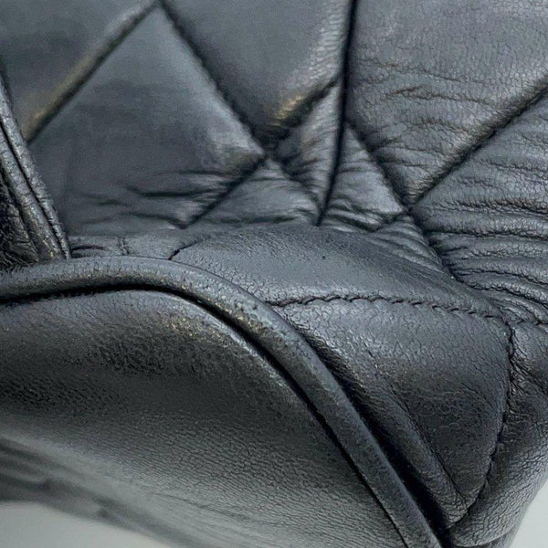 シャネル リュック ココマーク マトラッセ チェーン ラムスキン CHANEL バッグ バックパック 黒