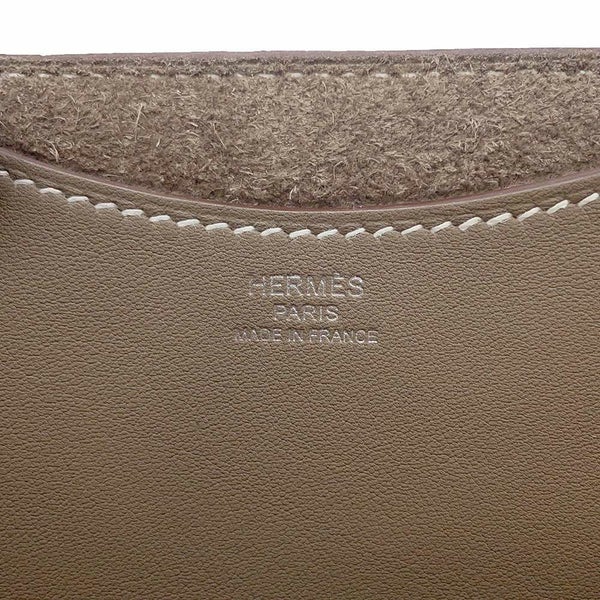エルメス トートバッグ インザループ 18 エトゥープ/シルバー金具 トリヨンクレマンス B刻印