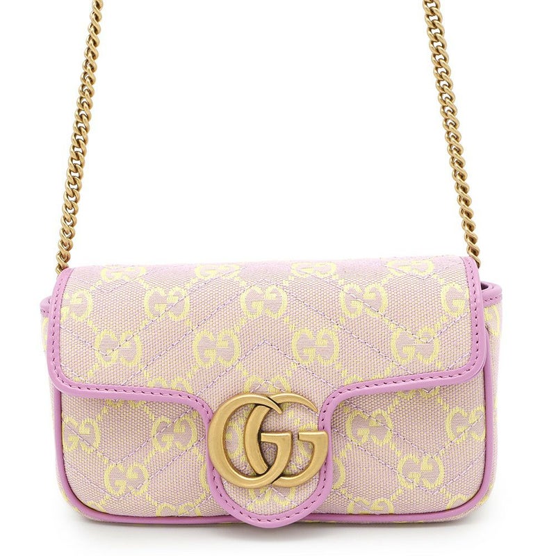 グッチ チェーンショルダーバッグ GG スーパーミニ キャンバス 783141 GUCCI