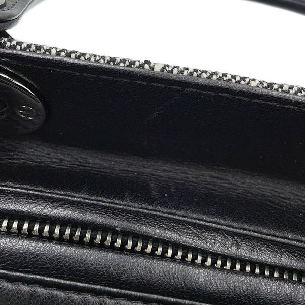 クリスチャン・ディオール ハンドバッグ レディディオール ミディアム キャンバス Christian Dior 2way 黒