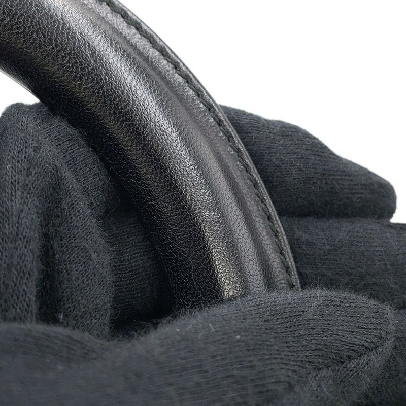 クリスチャン・ディオール ハンドバッグ レディディオール ミディアム キャンバス Christian Dior 2way 黒