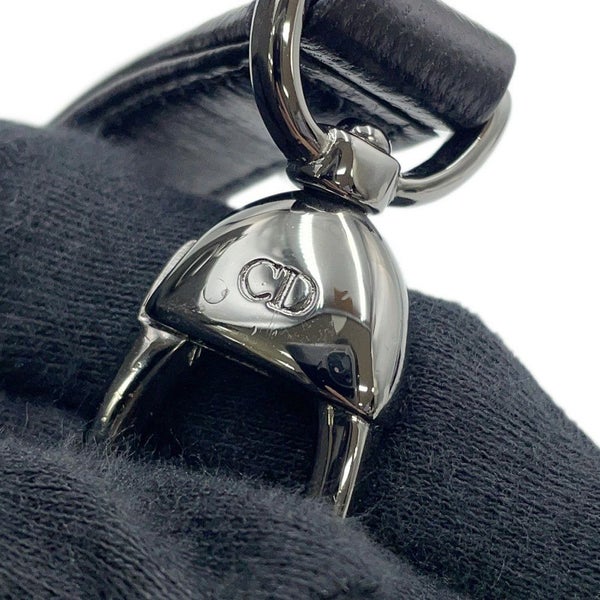 クリスチャン・ディオール ハンドバッグ レディディオール ミディアム キャンバス Christian Dior 2way 黒