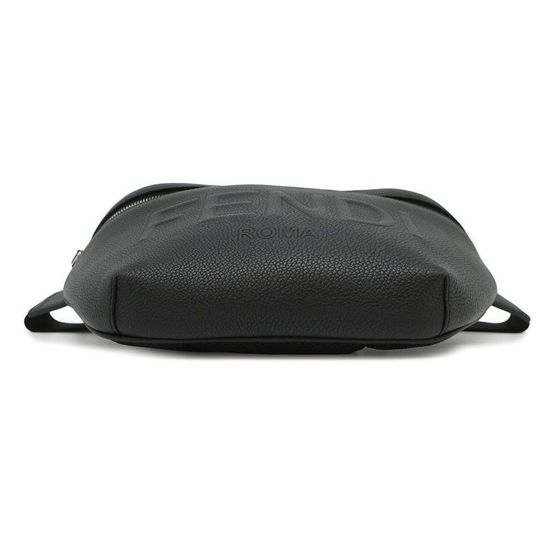 フェンディ ボディバッグ ロゴエンボス レザー 7VA562 FENDI 黒