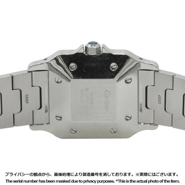 カルティエ サントスガルベ LM W20011C4 Cartier 腕時計 アイボリー文字盤