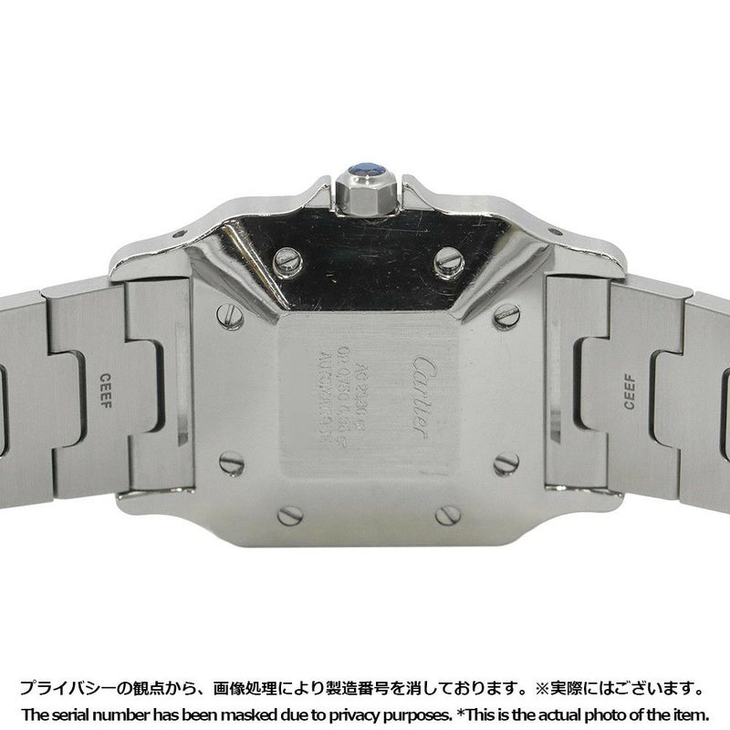 カルティエ サントスガルベ LM W20011C4 Cartier 腕時計 アイボリー文字盤