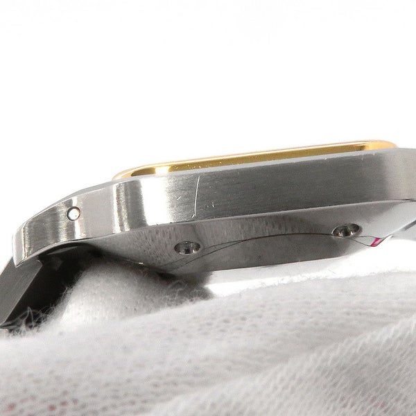 カルティエ サントスガルベ LM W20011C4 Cartier 腕時計 アイボリー文字盤