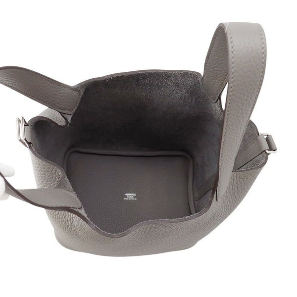 エルメス ハンドバッグ ピコタンロックPM グリメイヤー/シルバー金具 トリヨンクレマンス K刻印