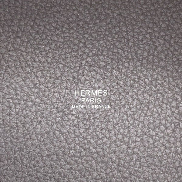 エルメス ハンドバッグ ピコタンロックPM グリメイヤー/シルバー金具 トリヨンクレマンス K刻印