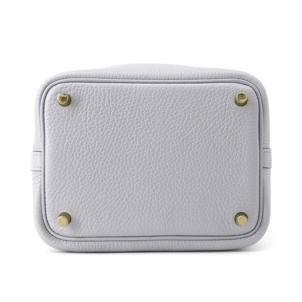 エルメス ハンドバッグ ピコタンロックPM グリパンタン/シャンパンゴールド金具 トリヨンクレマンス K刻印