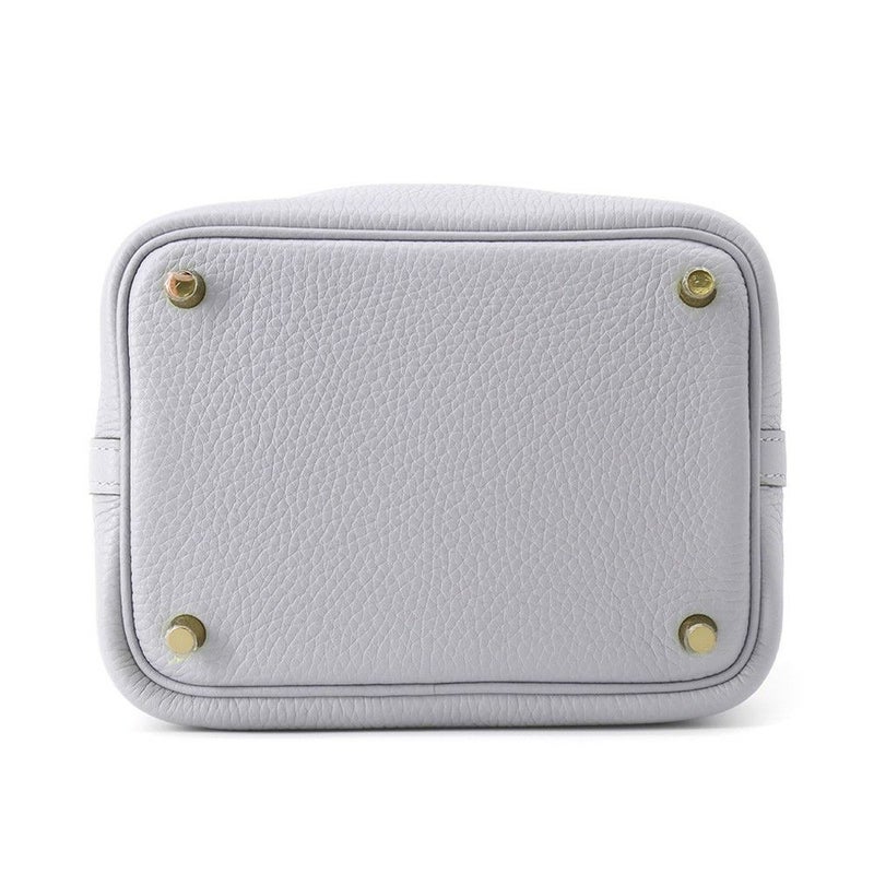 エルメス ハンドバッグ ピコタンロックPM グリパンタン/シャンパンゴールド金具 トリヨンクレマンス K刻印