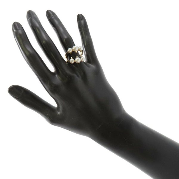 タサキ リング デインジャー シグネチャー あこや真珠 パール K18YGイエローゴールド サイズ約12号 R-4497-18KYG TASAKI 指輪