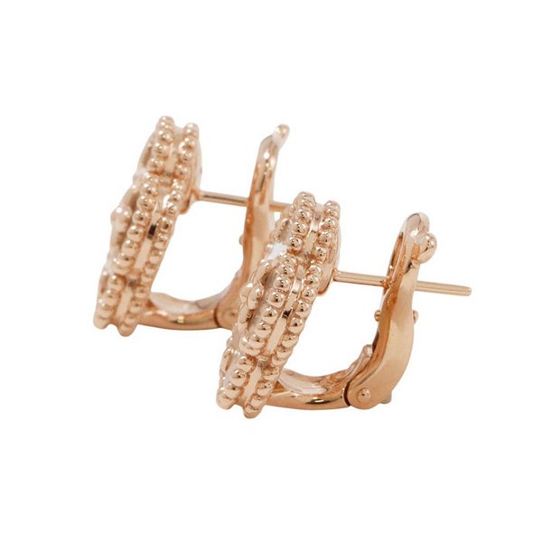 ヴァンクリーフ&アーペル ピアス ラッキー スプリング イヤリング プラムブロッサム マザーオブパール K18PG VCARP7RU00