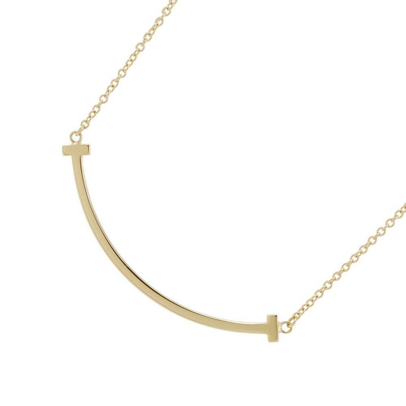 ティファニー ネックレス Tスマイル ペンダント スモール K18YGイエローゴールド 60011679 Tiffany&Co. ジュエリー