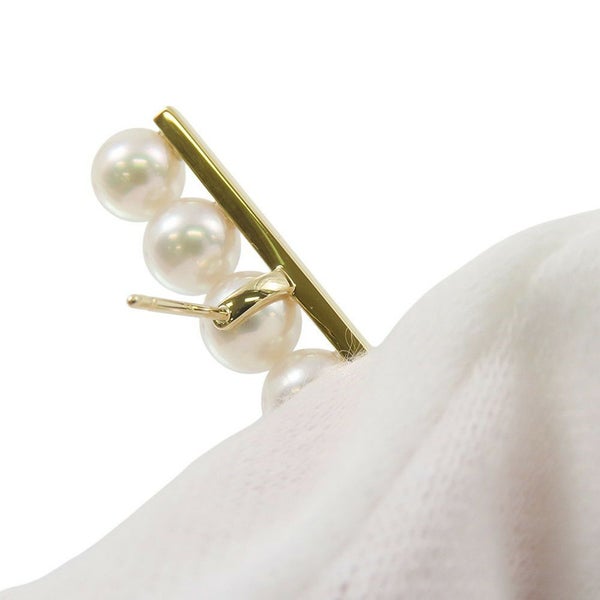 タサキ ピアス バランス プラス イヤリング あこや真珠 パール K18YGイエローゴールド E-3842-18KYG TASAKI