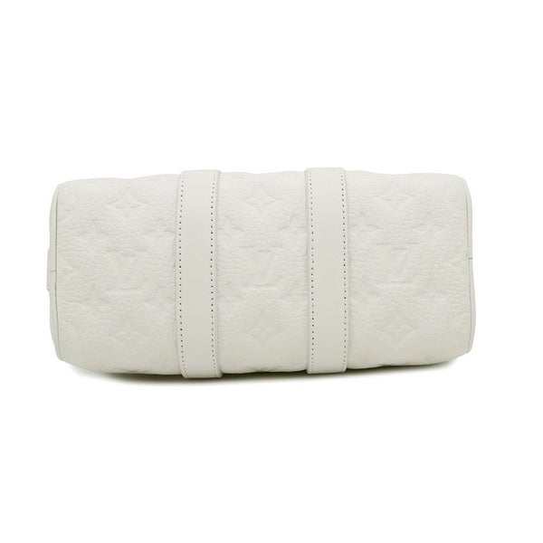 ルイヴィトン ハンドバッグ モノグラム・トリヨン キーポル・バンドリエール25 M24434 LOUIS VUITTON 白 ホワイト