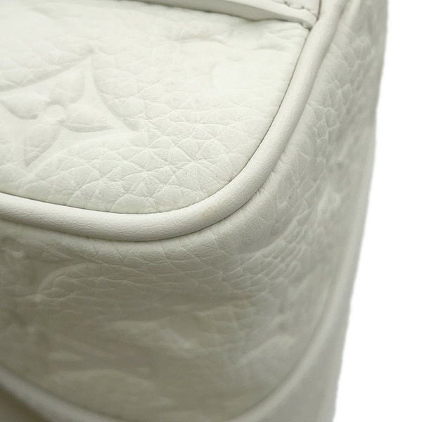 ルイヴィトン ハンドバッグ モノグラム・トリヨン キーポル・バンドリエール25 M24434 LOUIS VUITTON 白 ホワイト