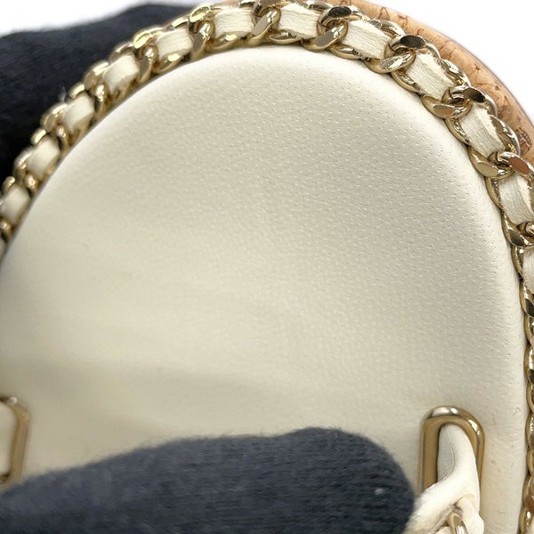 シャネル サンダル ココマーク チェーンストラップ レディースサイズ38C G35779 CHANEL 靴 白