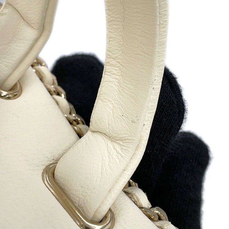 シャネル サンダル ココマーク チェーンストラップ レディースサイズ38C G35779 CHANEL 靴 白