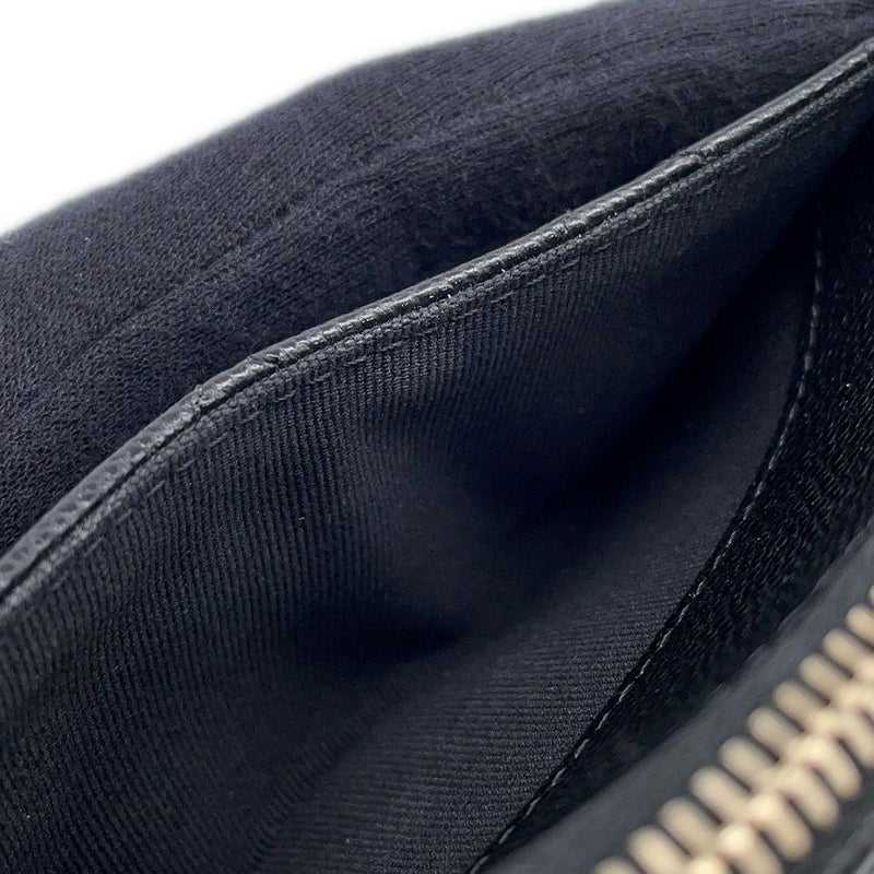 シャネル コインケース マトラッセ ココマーク キャビアスキン AP3179 フラグメント カードケース 黒