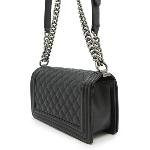 シャネル チェーンショルダーバッグ ボーイシャネル ココマーク A67086 CHANEL BOY CHANEL 黒