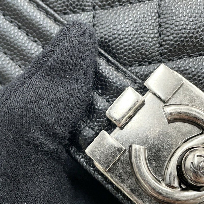 シャネル チェーンショルダーバッグ ボーイシャネル ココマーク A67086 CHANEL BOY CHANEL 黒