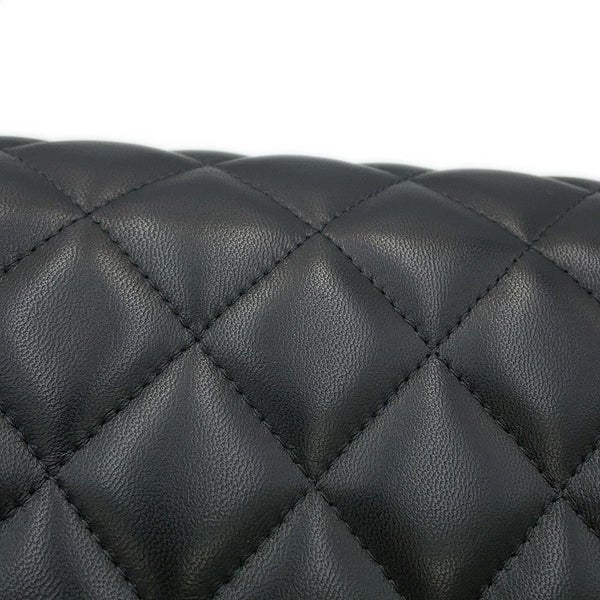 シャネル チェーンショルダーバッグ マトラッセ30 ココマーク Wフラップ ラムスキン A58600 CHANEL 黒