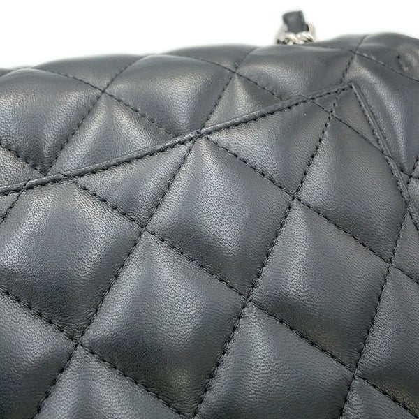 シャネル チェーンショルダーバッグ マトラッセ30 ココマーク Wフラップ ラムスキン A58600 CHANEL 黒