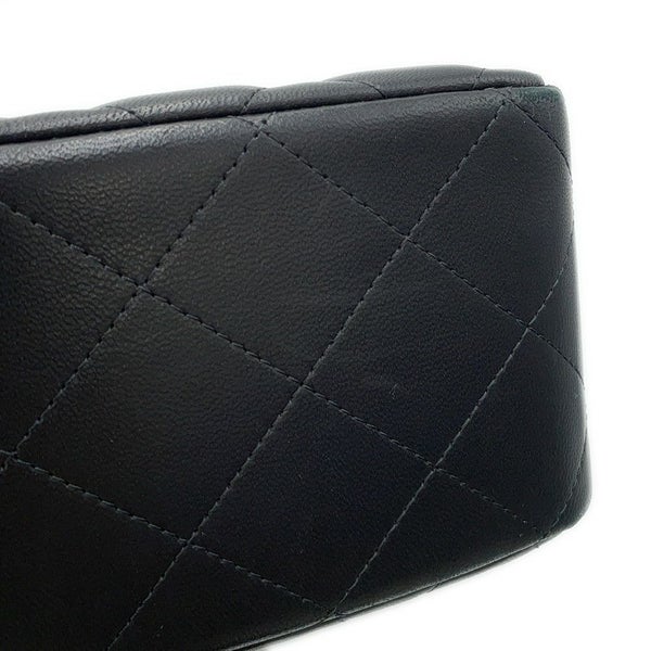シャネル チェーンショルダーバッグ マトラッセ30 ココマーク Wフラップ ラムスキン A58600 CHANEL 黒