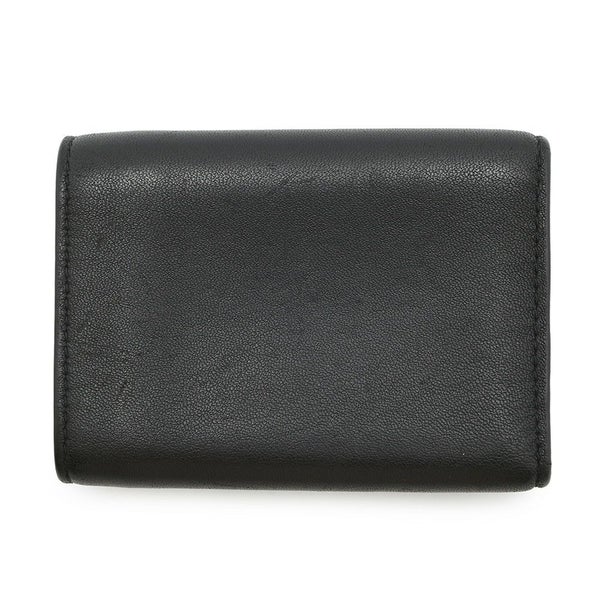 ボッテガヴェネタ 三つ折り財布 イントレチャート コンパクトウォレット レザー BOTTEGA VENETA 財布 黒