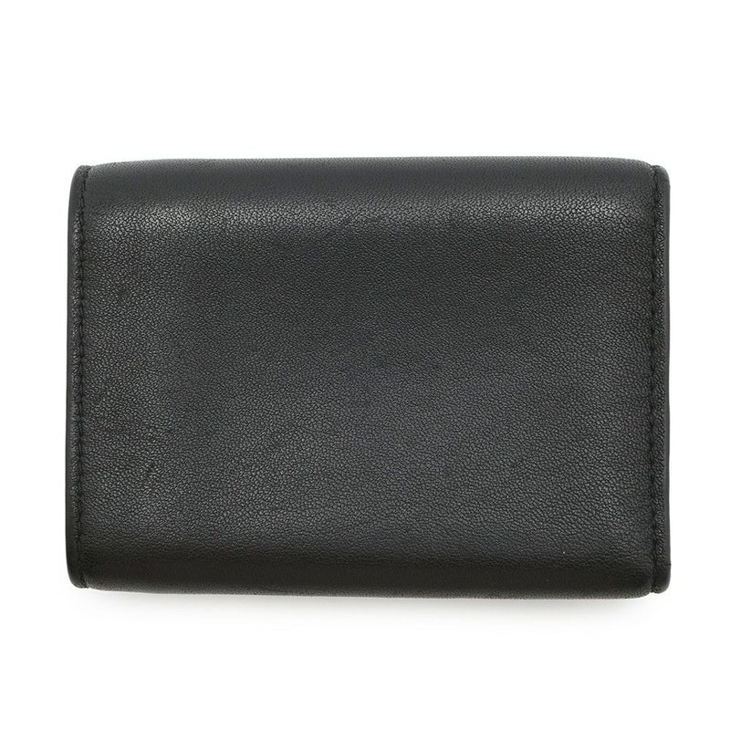 ボッテガヴェネタ 三つ折り財布 イントレチャート コンパクトウォレット レザー BOTTEGA VENETA 財布 黒