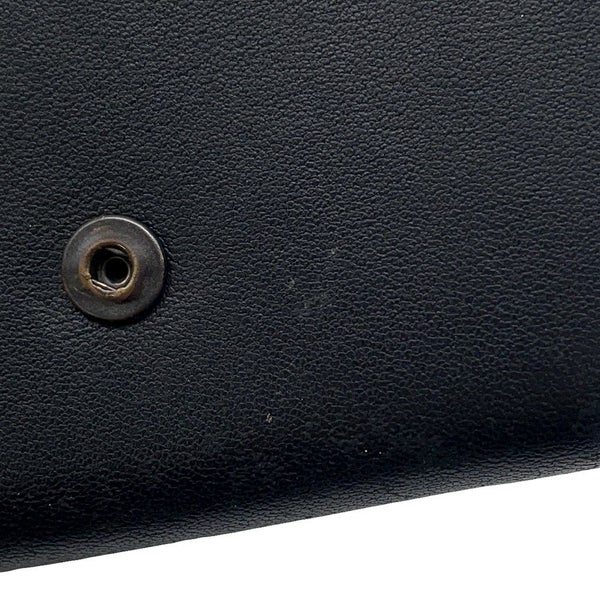 ボッテガヴェネタ 三つ折り財布 イントレチャート コンパクトウォレット レザー BOTTEGA VENETA 財布 黒