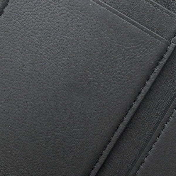 ボッテガヴェネタ 三つ折り財布 イントレチャート コンパクトウォレット レザー BOTTEGA VENETA 財布 黒