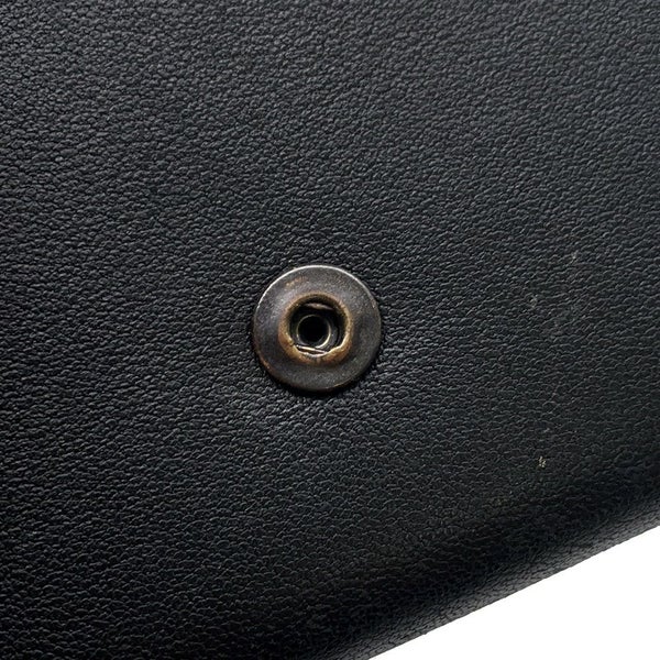 ボッテガヴェネタ 三つ折り財布 イントレチャート コンパクトウォレット レザー BOTTEGA VENETA 財布 黒