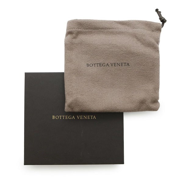 ボッテガヴェネタ 三つ折り財布 イントレチャート コンパクトウォレット レザー BOTTEGA VENETA 財布 黒