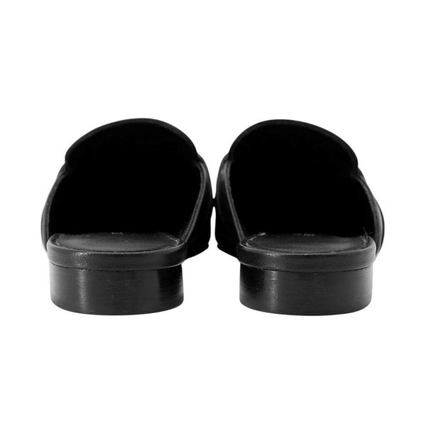 エルメス ミュール オズ OZ レザー レディースサイズ34 HERMES 靴 黒