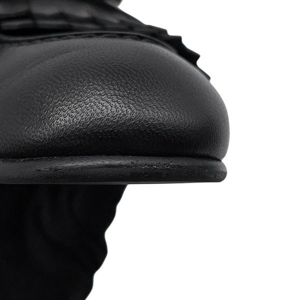 エルメス モカシン ロワイヤル レザー レディースサイズ34 HERMES 靴 黒