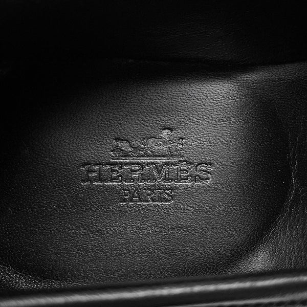 エルメス モカシン ロワイヤル レザー レディースサイズ34 HERMES 靴 黒