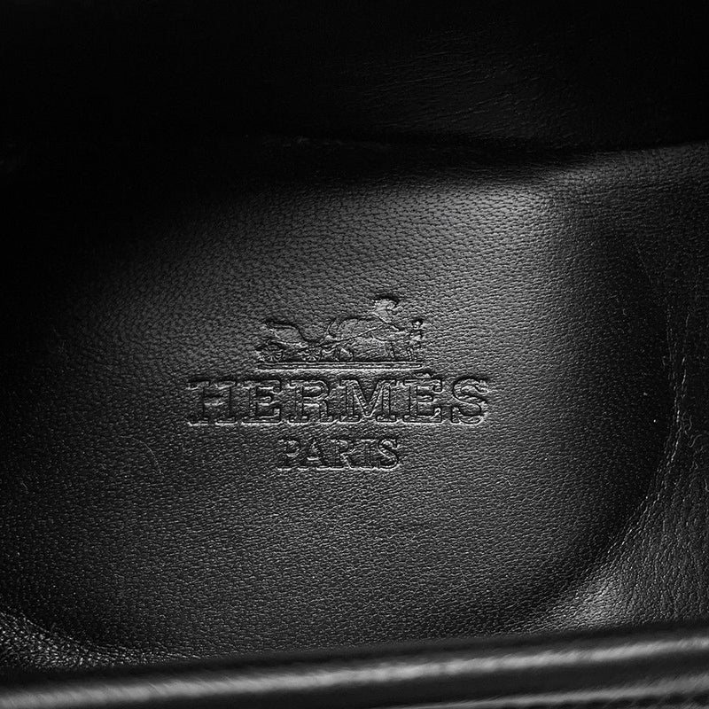 エルメス モカシン ロワイヤル レザー レディースサイズ34 HERMES 靴 黒