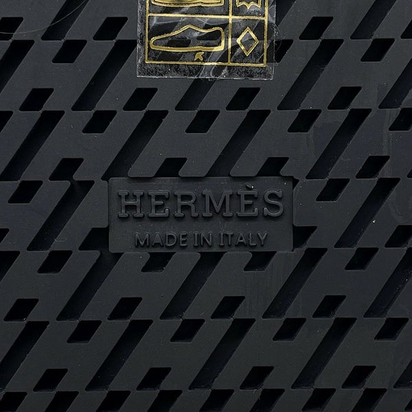 エルメス サンダル シプレ カーフレザー レディースサイズ34 HERMES 靴 黒 白