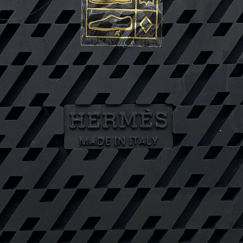 エルメス サンダル シプレ カーフレザー レディースサイズ34 HERMES 靴 黒 白